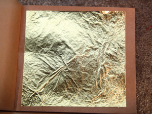 Gold Leaf 'Pure Gold' 80 x 80mm Booklet of 25 Leaves